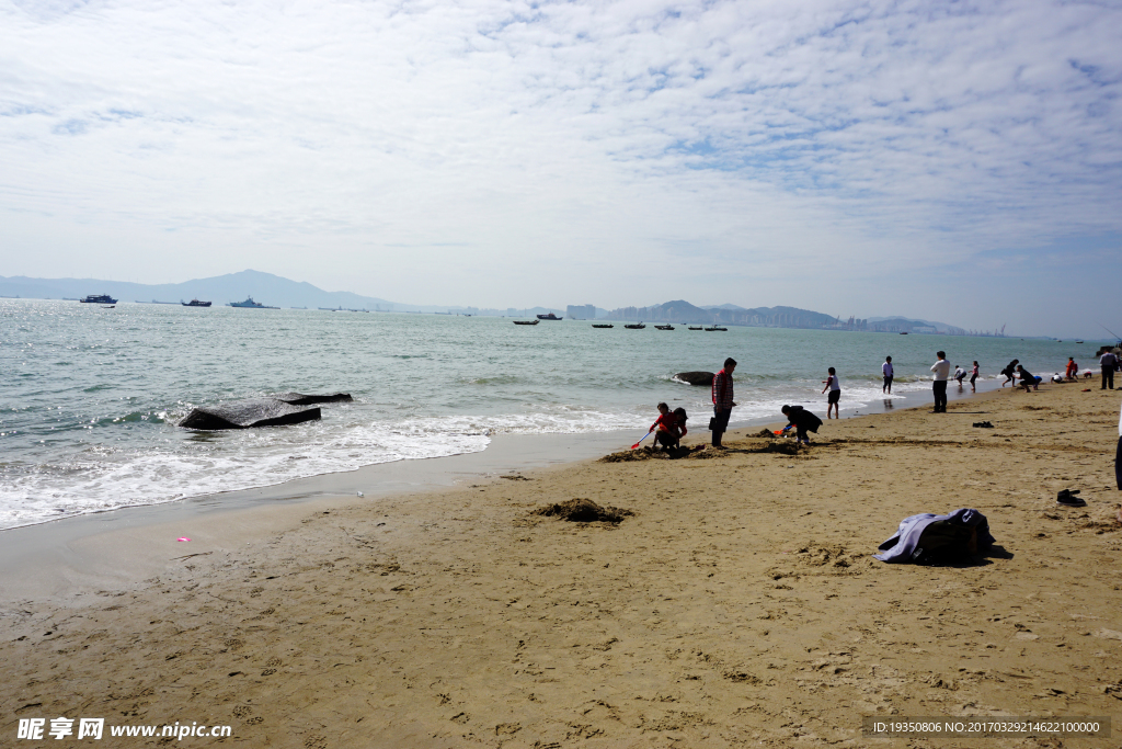 厦门 海边 沙滩