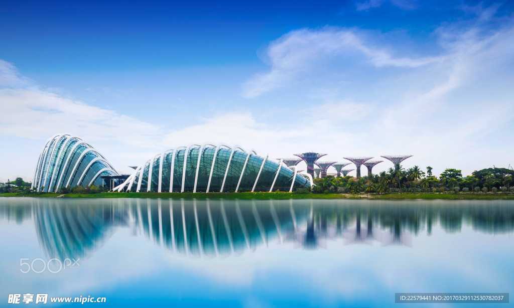 新加坡地标建筑风景摄影