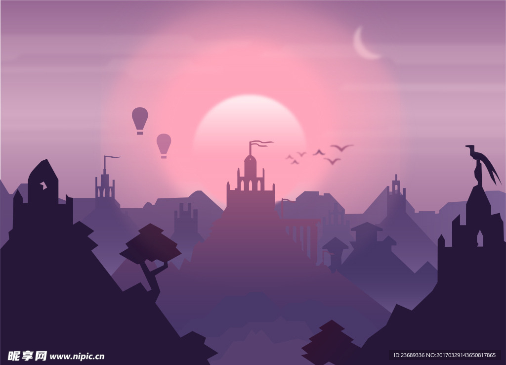 插画游戏场景