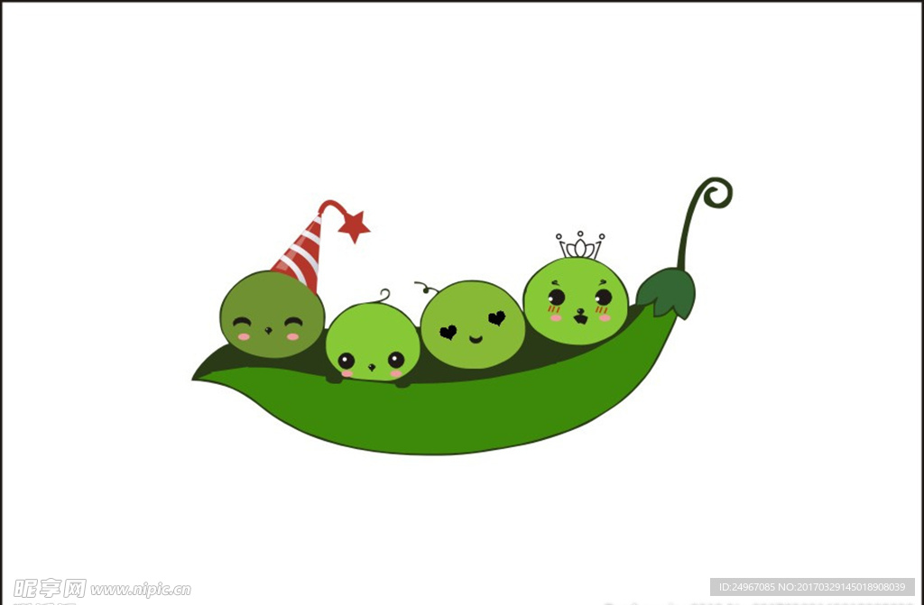 豌豆logo 卡通豌豆荚图片