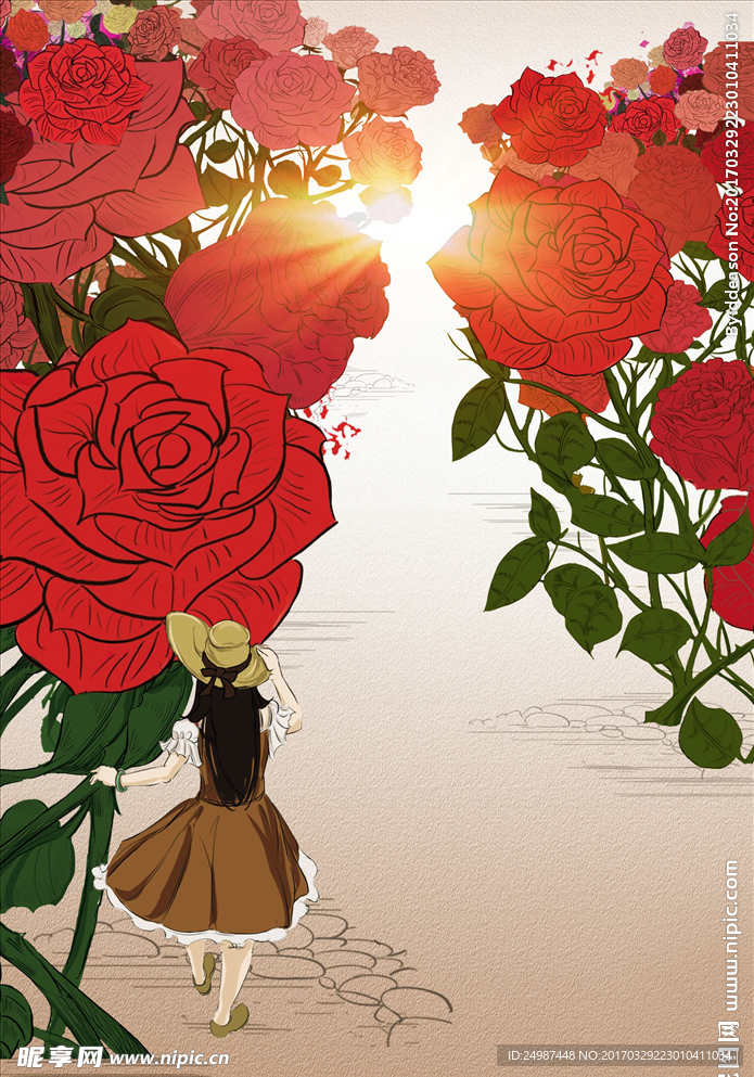 地产 花园 生活 幸福 玫瑰