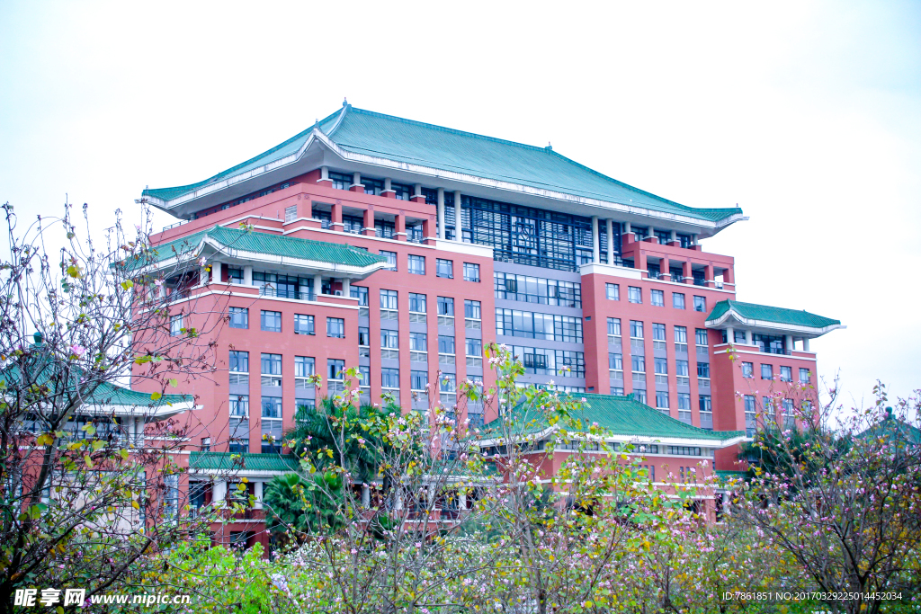广州华农大学图书馆教学楼