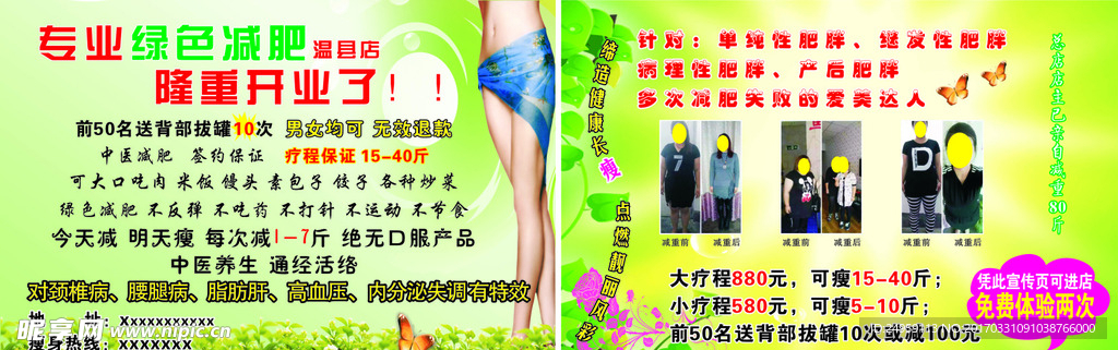 绿色减肥单页