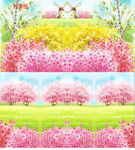 特效春暖花开插画视频