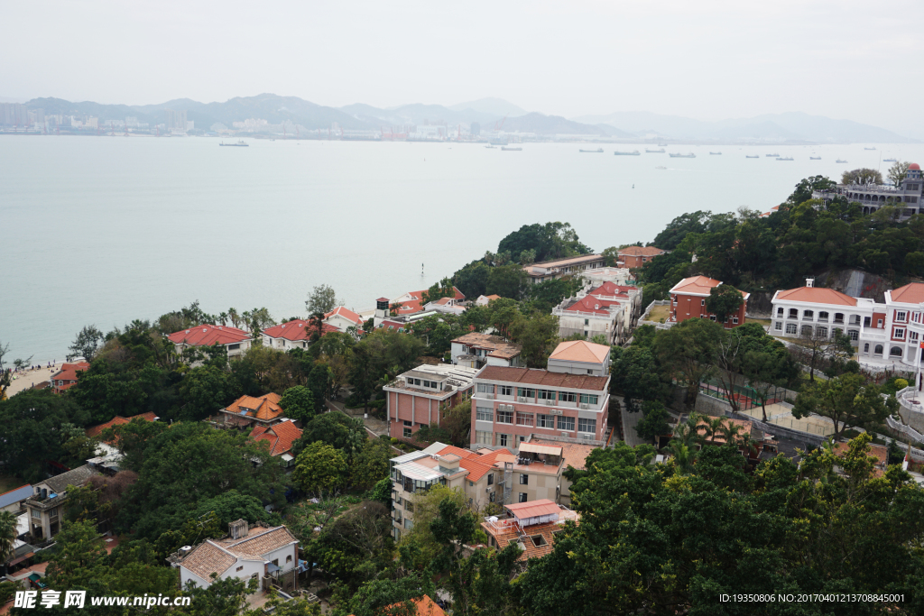 鼓浪屿 海边 建筑