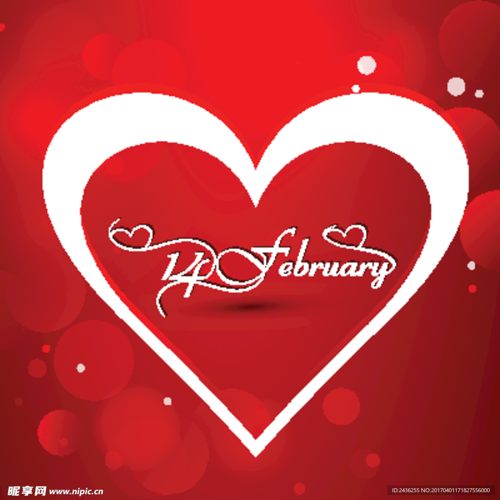 红灿灿的爱情背景