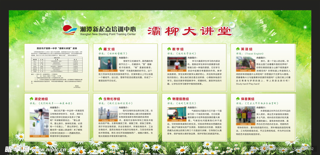 绿色学校展板