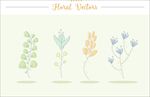 淡雅野花花枝