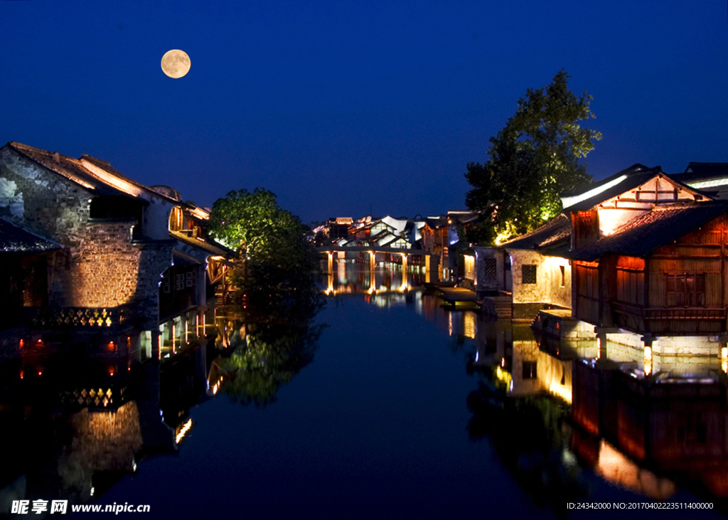 乌镇夜景