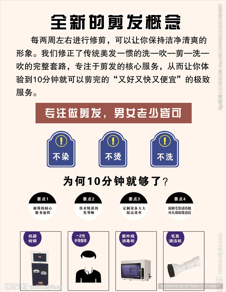 全新剪发概念