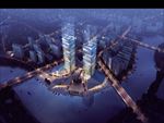 城市夜景 城市鸟瞰 建筑鸟瞰图