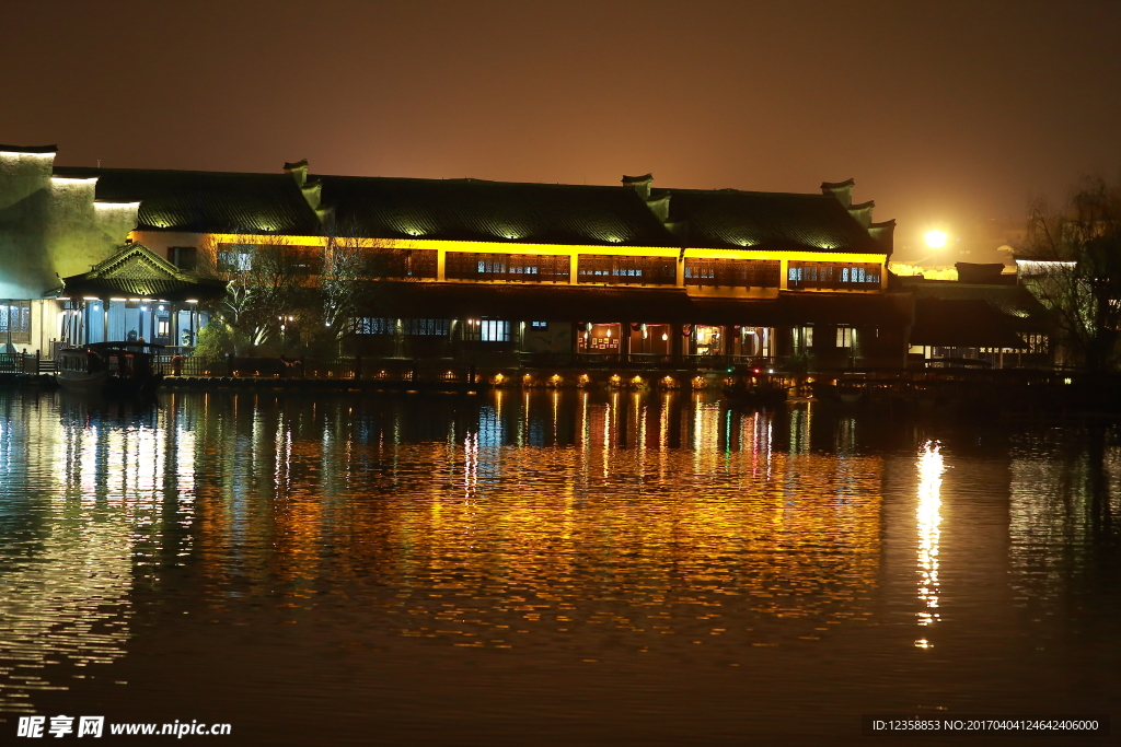 乌镇夜景风光