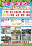 贝丽滋外语学校传单