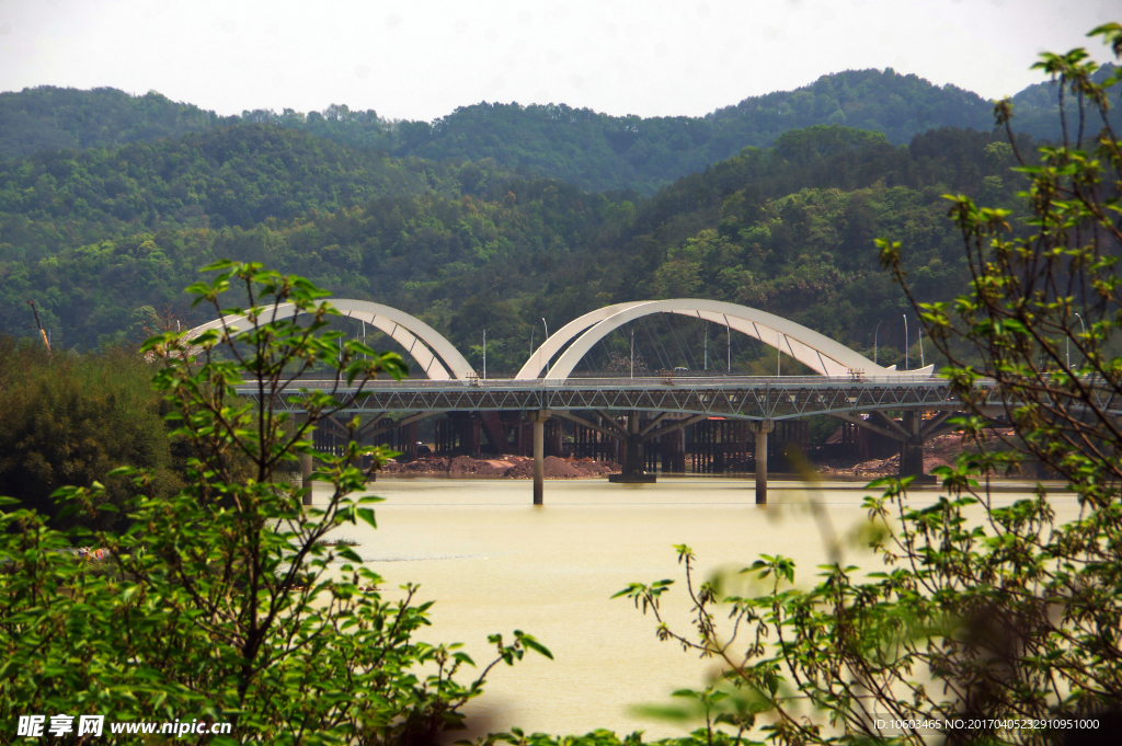 中国桥梁 建筑山水