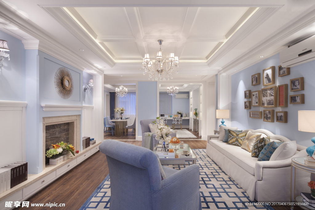 美式风格实景图