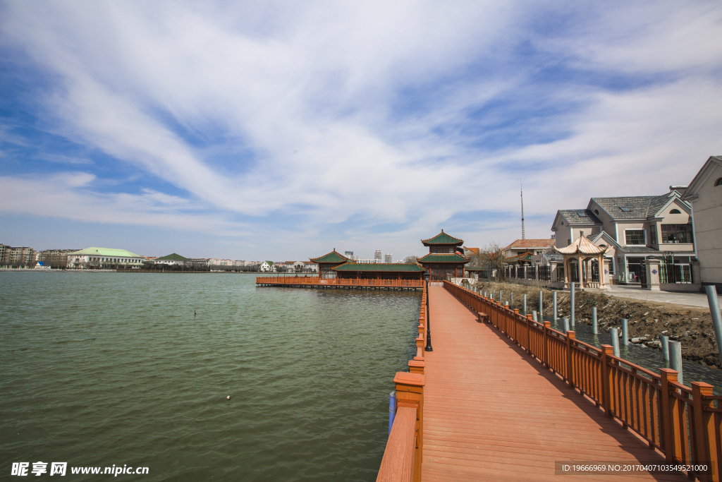 黄骅西湖公园美景