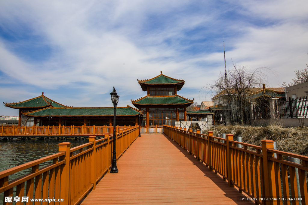 黄骅西湖公园美景