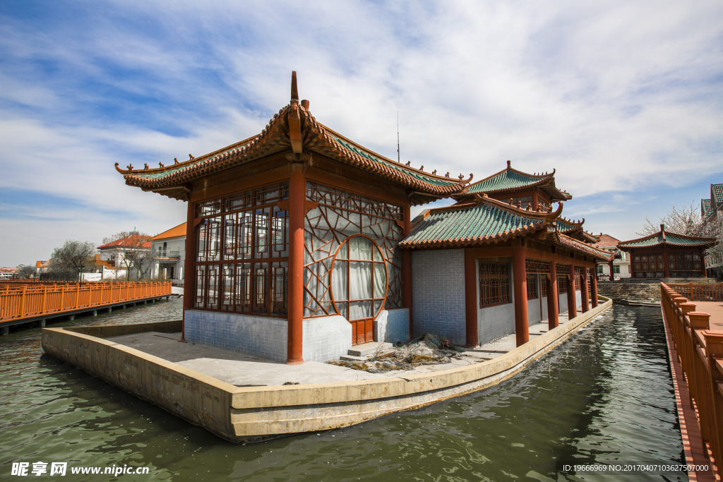 黄骅西湖公园美景