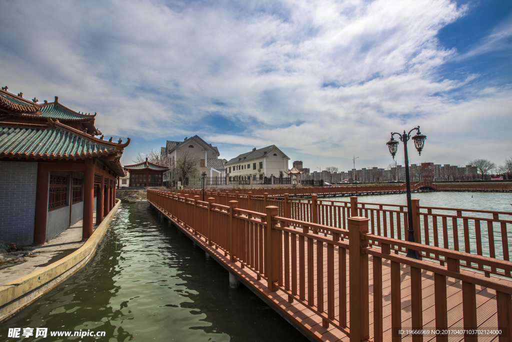 黄骅西湖公园美景