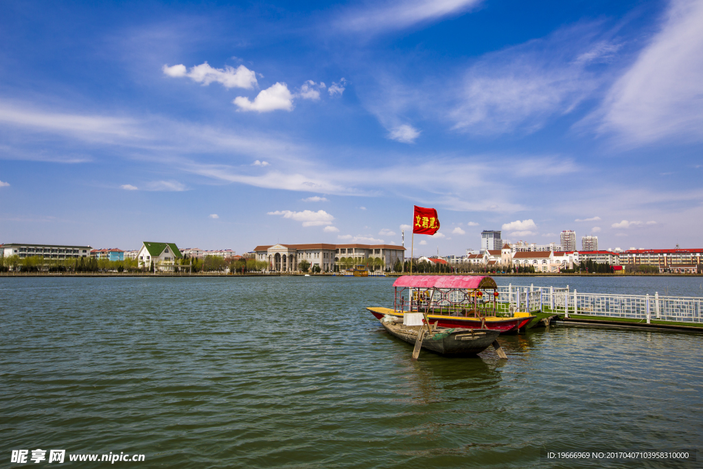 黄骅西湖公园美景