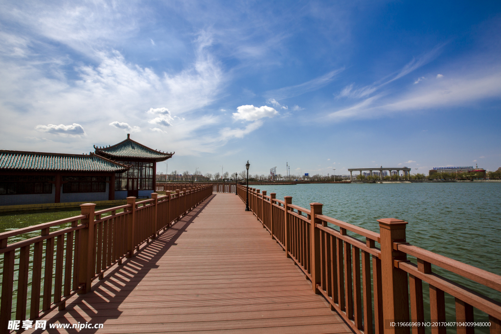 黄骅西湖公园美景