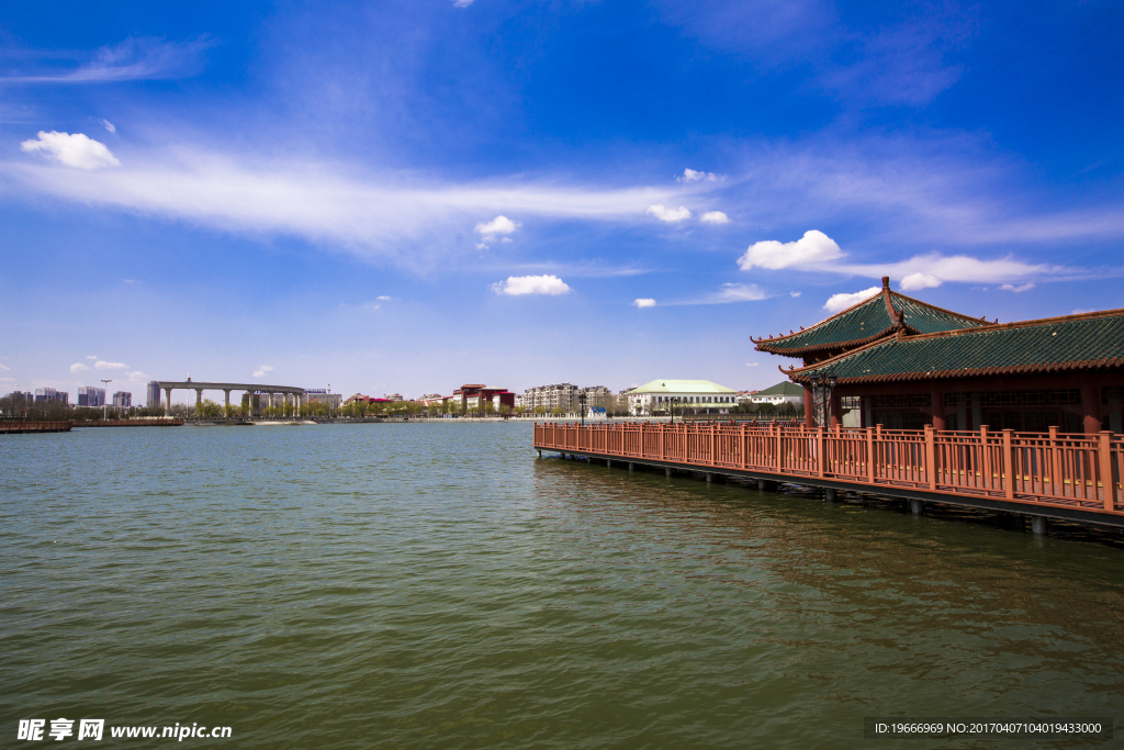 黄骅西湖公园美景