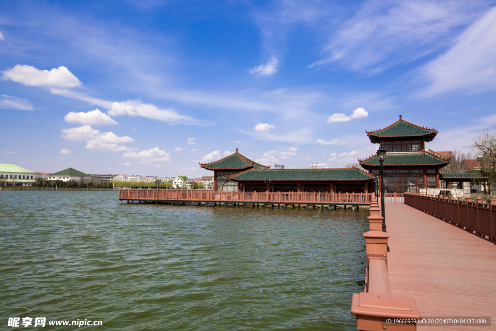 黄骅西湖公园美景