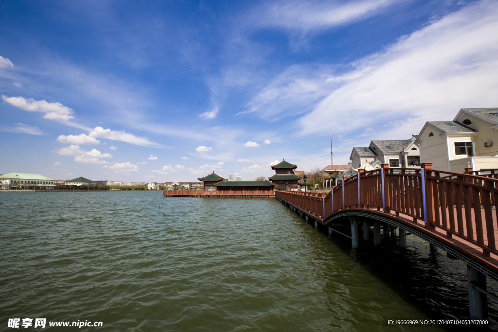 黄骅西湖公园美景