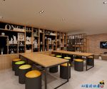 动漫主题餐厅，动漫餐饮店设计图
