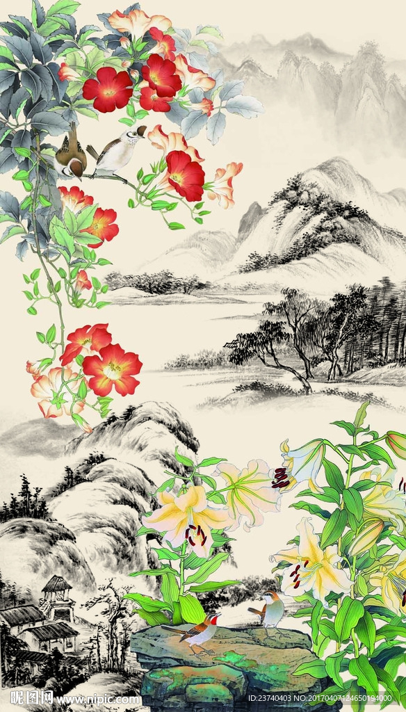 花鸟玄关