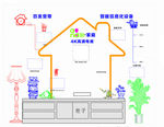 中国移动高清电视网点背景UV版