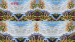 梦幻古典风景油画图片