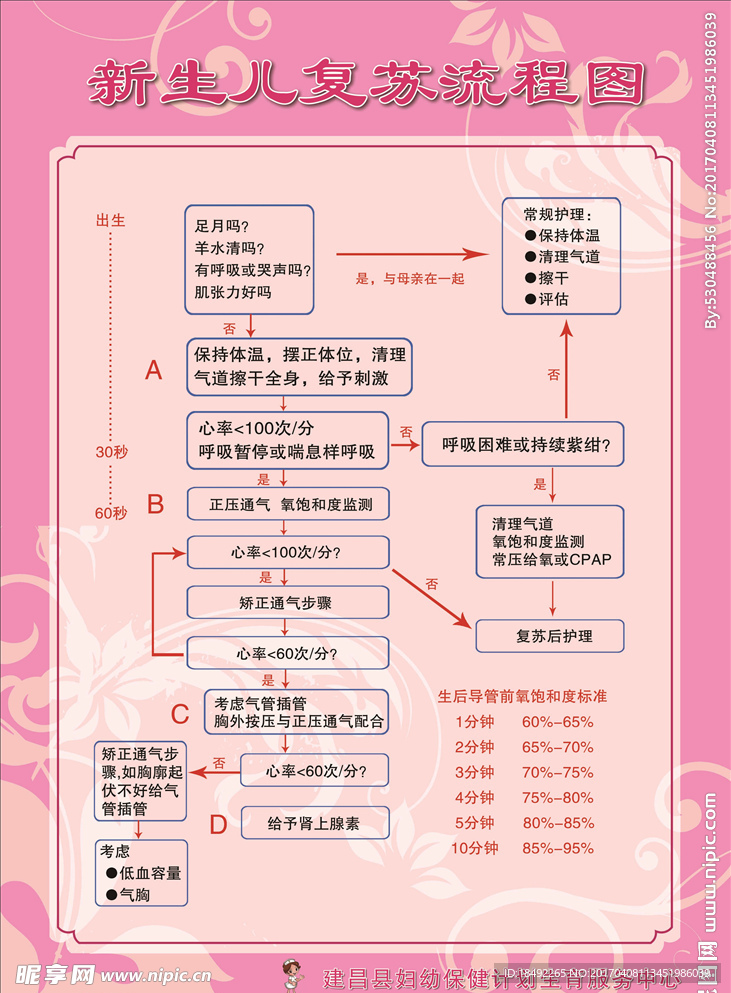 新生儿复苏流程图