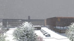 学校雪景效果图