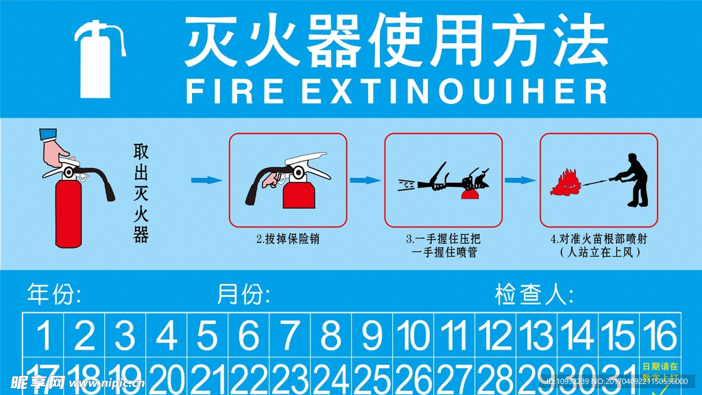 灭火器使用