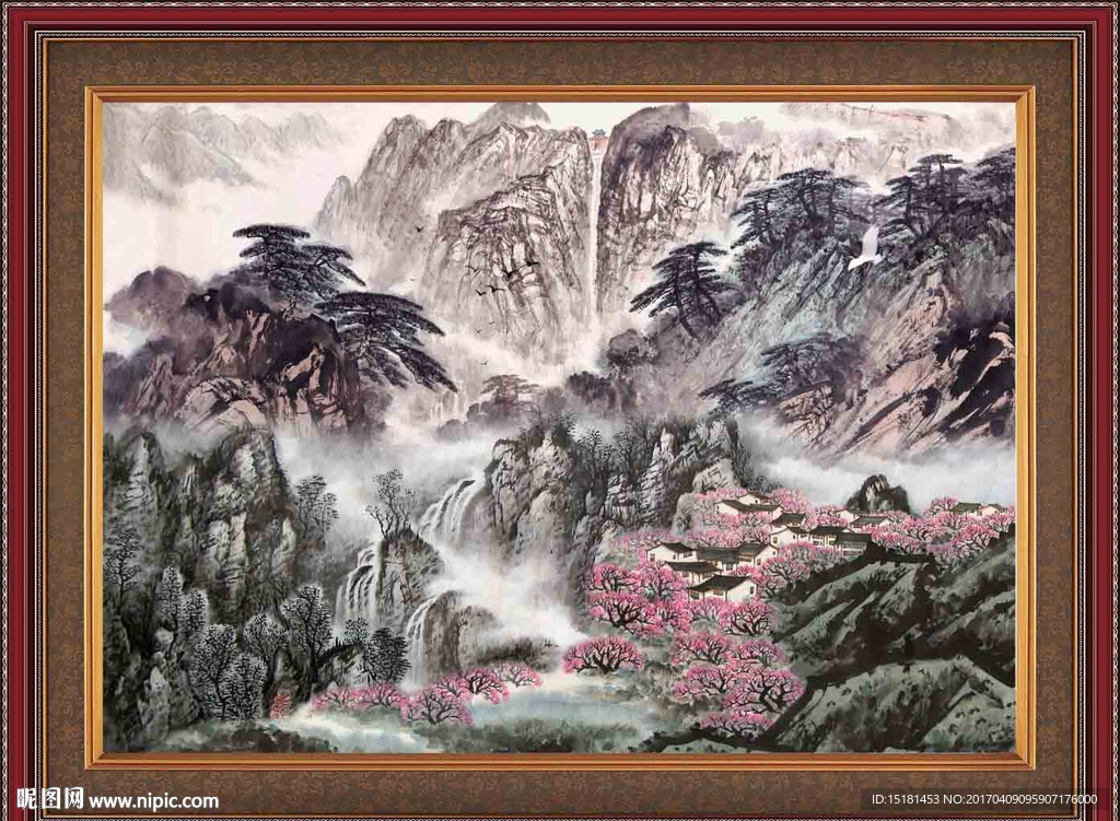 山水国画