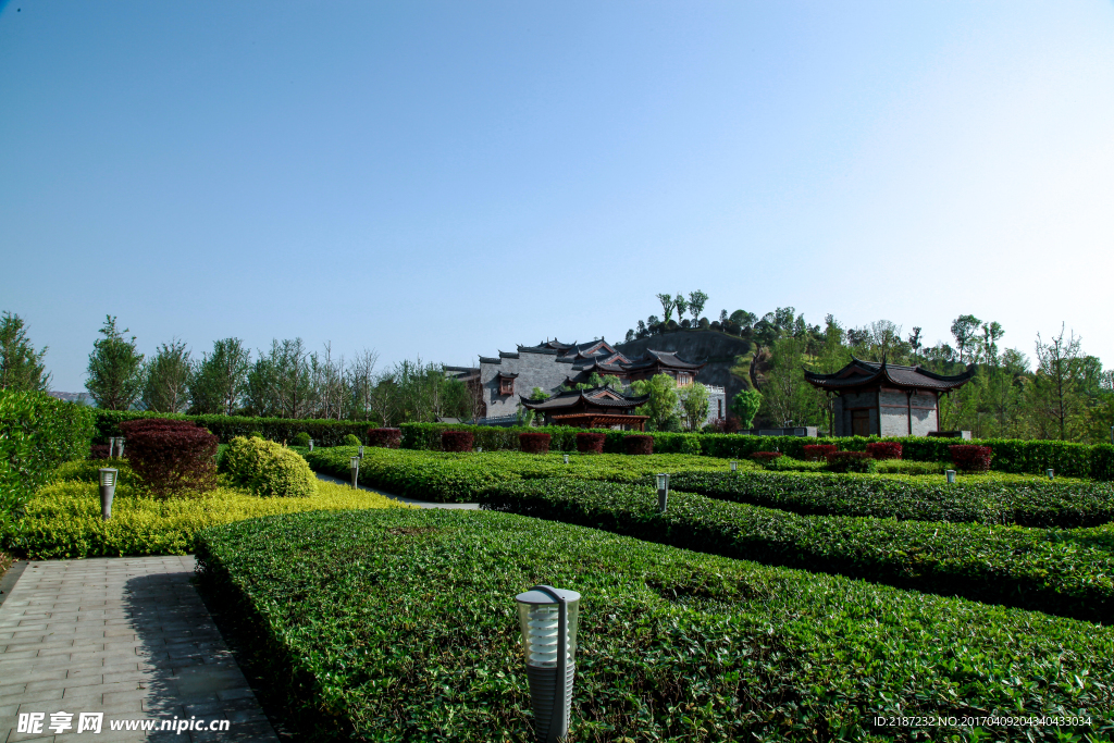 古建筑园林花园