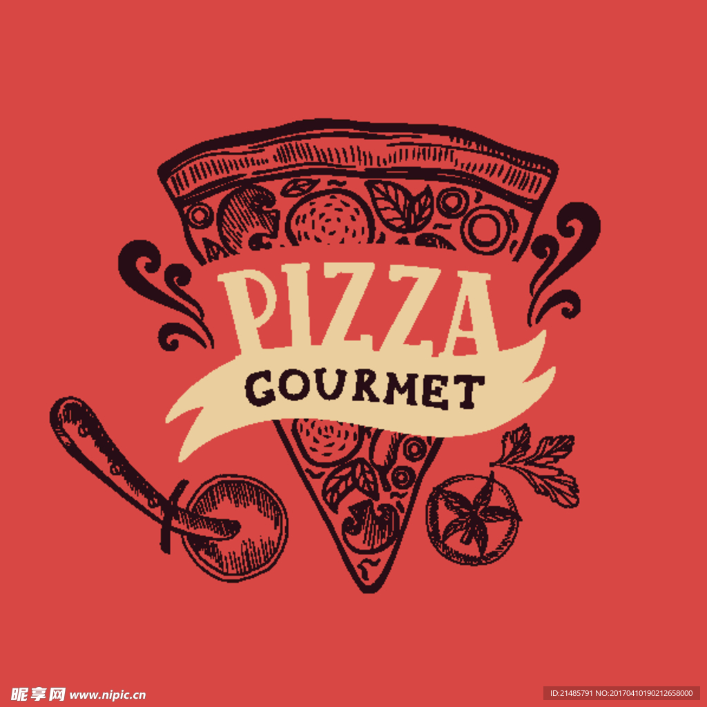 PIZZA披萨设计图片