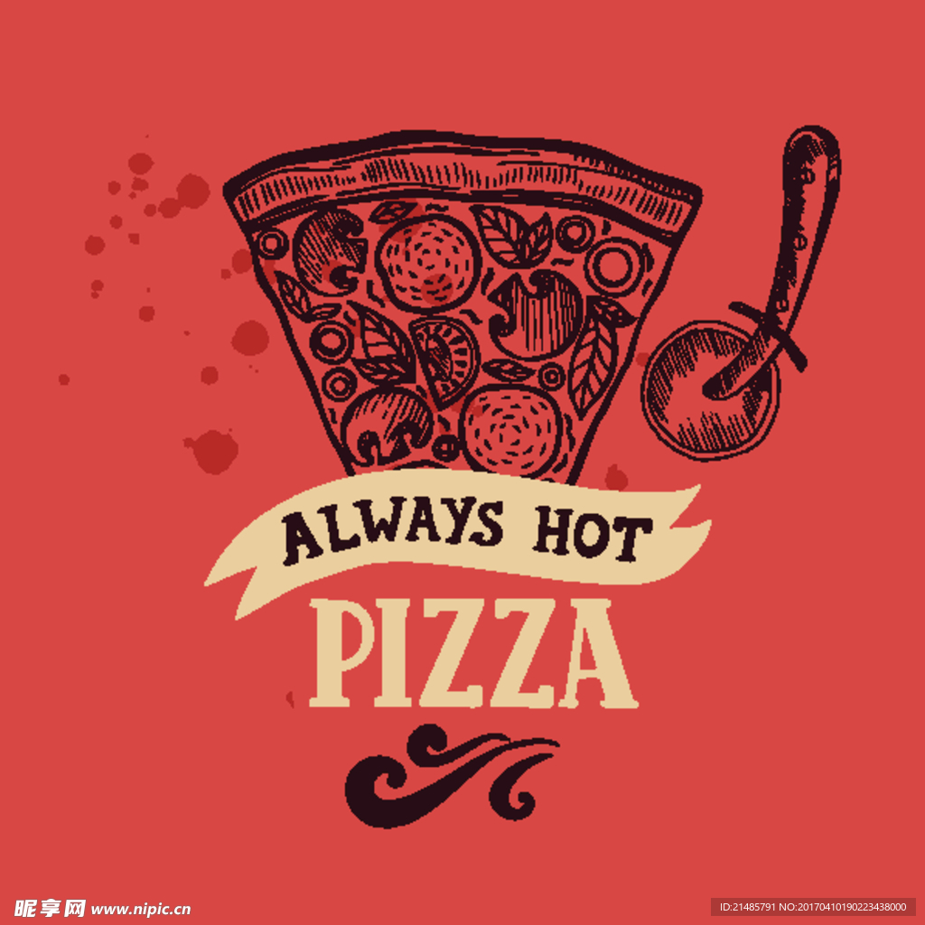 PIZZA披萨设计图片