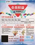 会员权益海报
