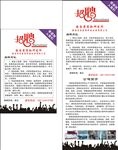 招聘X展架