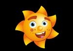 渐变太阳