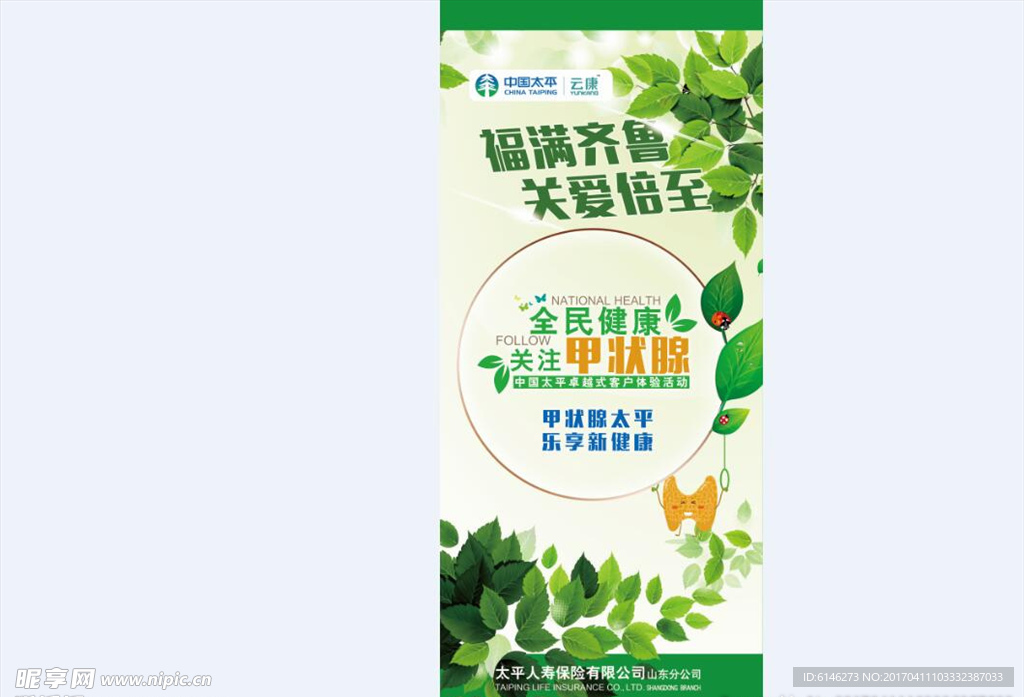 甲状腺展架