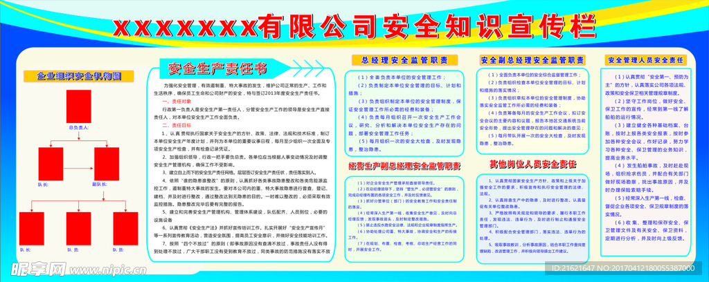 安全教育宣传栏