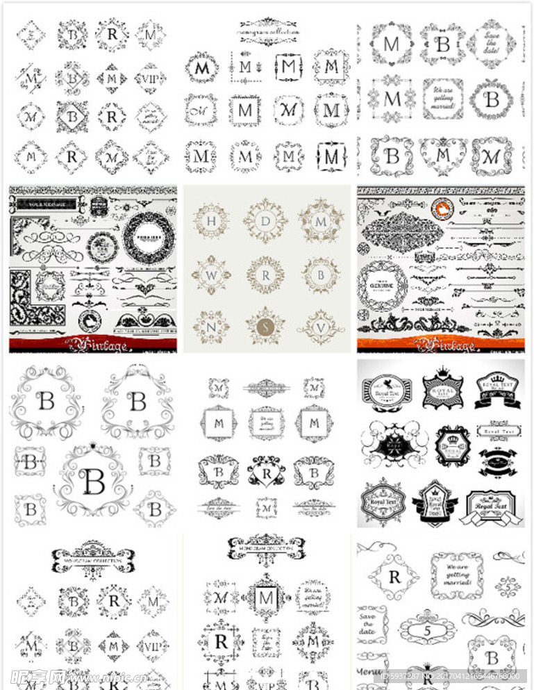 欧式花纹