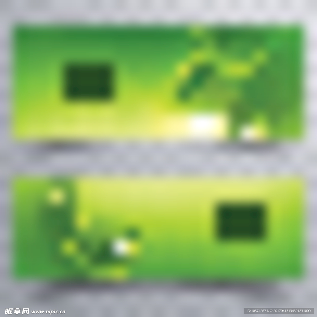 创意绿色矢量背景banner