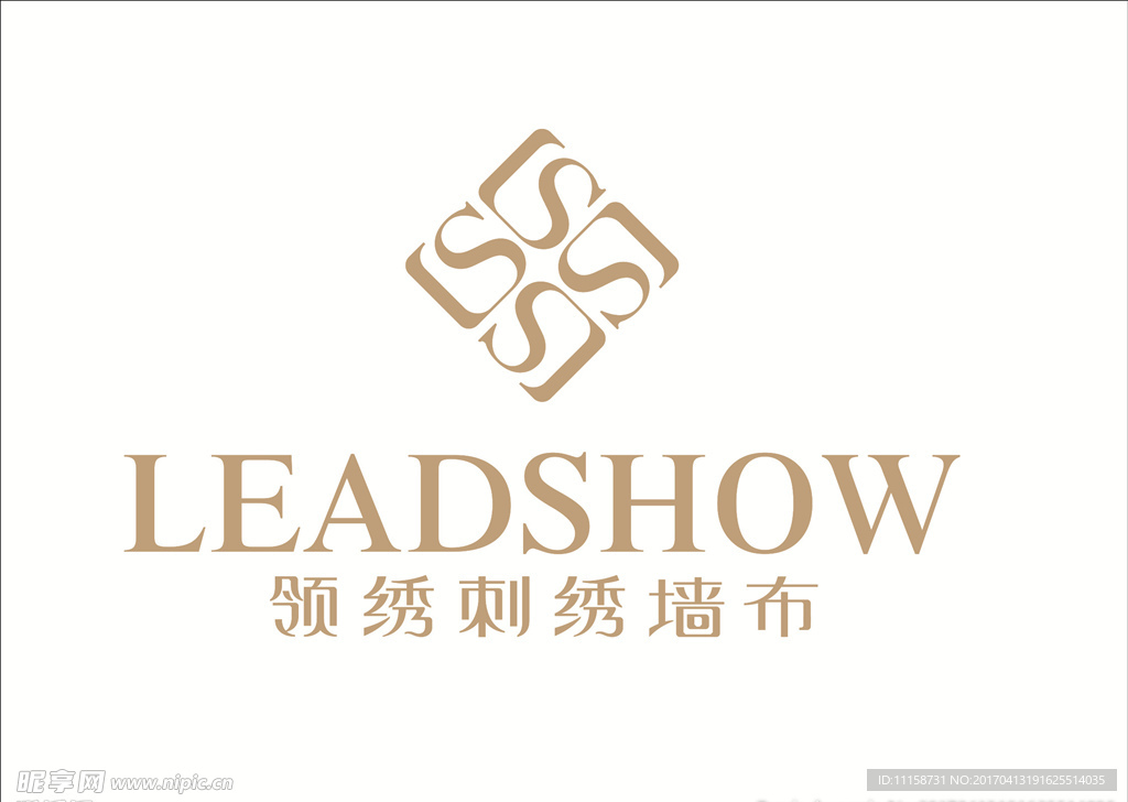 领秀刺绣墙布