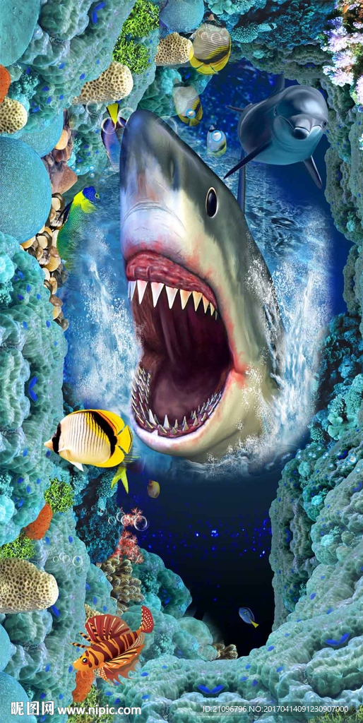 3d玄关海豚