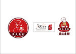 鱼粉标志 餐饮标志