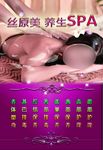 美容养生SPA会所彩页海报宣传